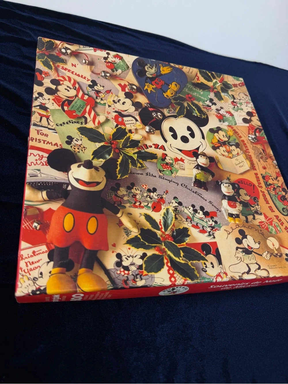 Mickey’s Christmas Memories Springbok Puzzle 500 Pc Disney Mickey Mouse Open Box